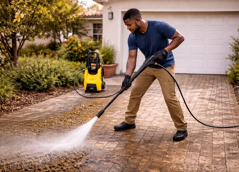 Driveway Pressure Wash